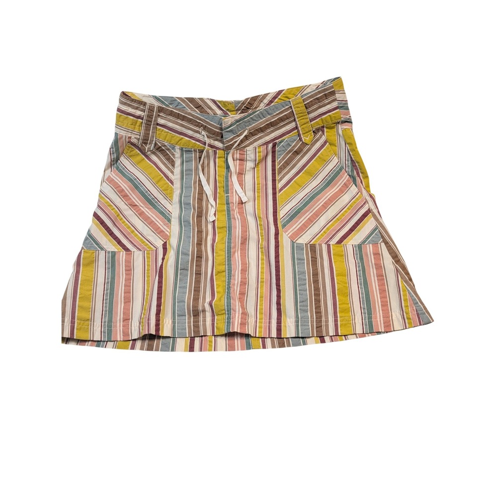 Patagonia Womens All-Wear Skirt 4 Multicolor Striped Mini 75071S8